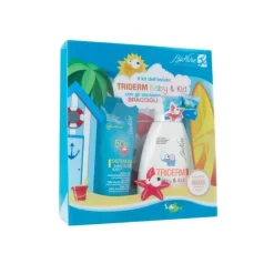 Defence Sun 50+ Latte + Triderm B&k Acqua Micellare Kit Protezione Solare Bambini 50ml + Acqua Micellare 100ml + Braccioli