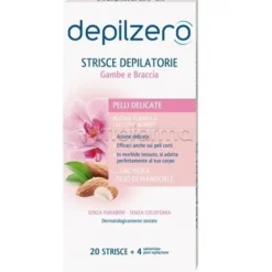 Depilzero Strisce per Gambe e Braccia 20 Pezzi