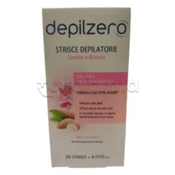 Depilzero Strisce per Gambe e Braccia 20 Pezzi