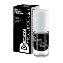 Dermovitamina Micoblock 3in1 Smalto Idratante e Traspirante Nero 5ml