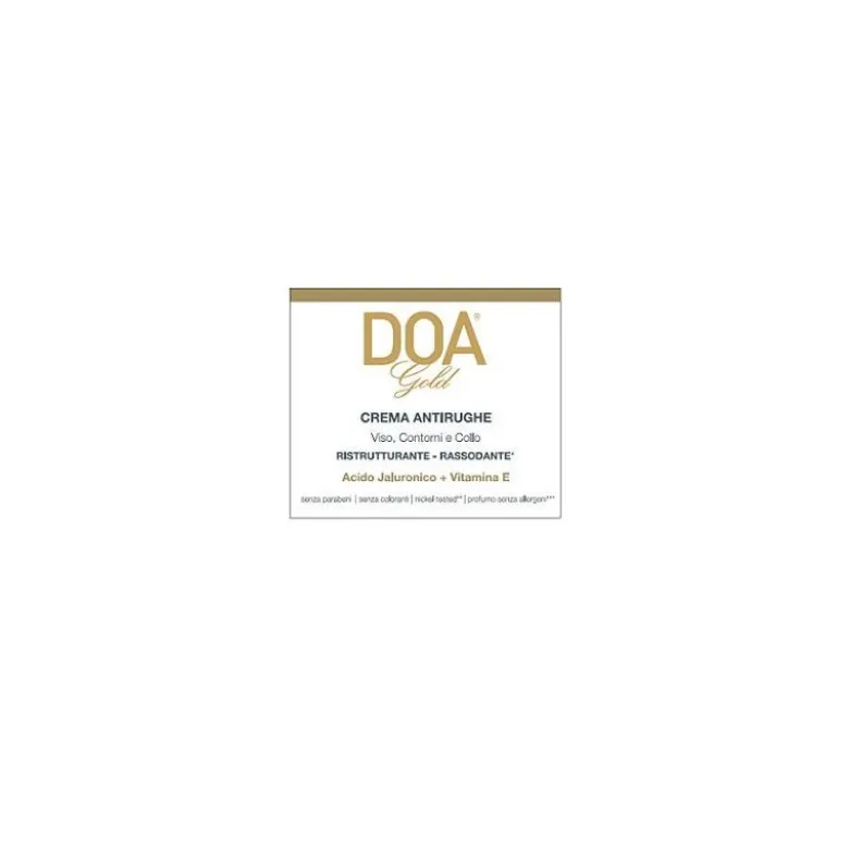 Doa Gold Crema Antirughe per Viso e Collo 50ml
