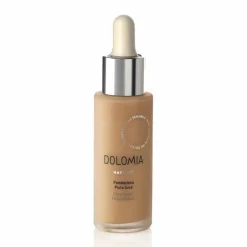 Dolomia Fondotinta Pura Luce Uniformante Levigante Ambra per Pelle Radiosa Flacone 30 ml