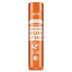 Dr Bronner's Organic Lip Balm Orange-Ginger 4 g