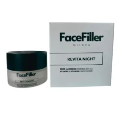 Dr.Facefiller Revita Night Crema Viso Notte Rassodante e Antirughe 30ml