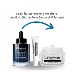 Dr. Fillermast Kit Giorno Pelle Secca. Siero, Contorno Occhi e Crema 3 Pezzi