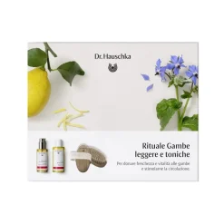 Dr Hauschka Rituale Gambe Leggere Tonico 100 ml + Olio 75 ml + Spazzola