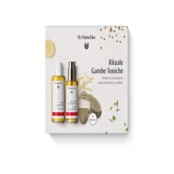 Dr. Hauschka Rituale Gambe Toniche Beauty Body Brush + Tonico Gambe 100 ml + Olio Limone Lemongrass 75 ml
