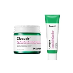 Dr Jart Set Nat Cicapair Calm per Pelle Sensibile e Rossori Crema 50ml + Trattamento Colorato 50ml