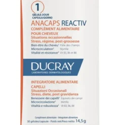 Ducray Anacaps Reactiv Integratore Caduta Capelli Occasionale 30 Capsule
