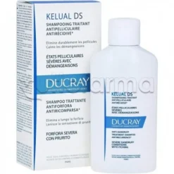 Ducray Kelual DS Shampoo Trattante per Dermatite Seborroica e Forfora Severa 100 ml