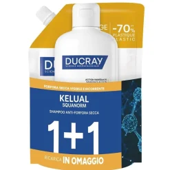 Ducray Kelual Squanorm Shampoo per Forfora Secca Ecoricarica 400 ml