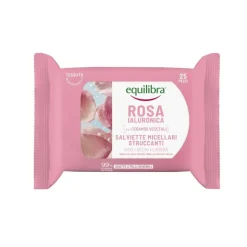 Equilibra Rosa Ialuronica Salviette Micellari Struccanti 25 Pezzi