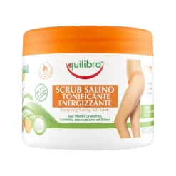Equilibra Scrub Salino Tonificante Energizzante per Esfoliazione 600 g