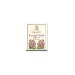 Erbamea Hennè Naturale Nero Rang per Riflessi Blu-Violetti 10 Bustine da 100g