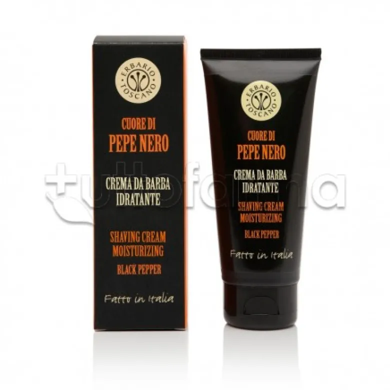 Erbario Toscano Cuore di Pepe Nero Crema da Barba 100ml