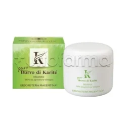 Erboristeria Magentina Karite' Puro Bio burro idratante nutriente pelle 50ml