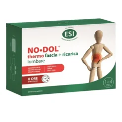 ESI No Dol Thermo Fascia + Ricarica Lombare per Dolori alla Schiena 1+4 Pezzi