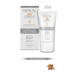 Estetil BB Cream Crema Idratante Colorata Viso 03 per Pelle Uniforme e Protetta 30ml