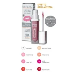 Estetil Lipgloss Effetto Brillantezza 07 Light Red volumizzante per labbra 6ml