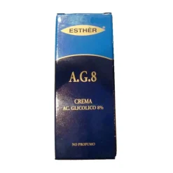 Esther Ag 8 Crema Idratante Pelle Secca 30ml - Gel Acido Glicolico Levigante