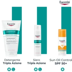 Eucerin Dermopure Gel Detergente Tripla Azione per Acne 150ml