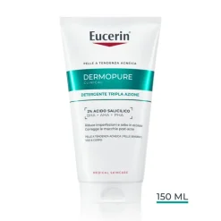 Eucerin Dermopure Gel Detergente Tripla Azione per Acne 150ml