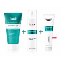 Eucerin Dermopure Routine Pack Acne Detergente 75 ml + Siero 40 ml + Gel 40 ml