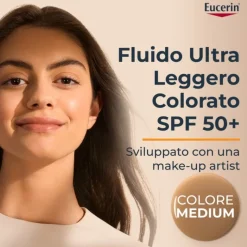 Eucerin Fluido Solare Ultraleggero Colorato SPF50+ 50ml