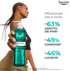 Eucerin Gel Detergente Purificante Acido Salicilico per Acne 400 ml