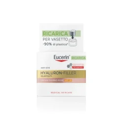 Eucerin Hyaluron-Filler + Elasticity Crema Giorno Rosè SPF 30 Anti-Età Ricarica 50 ml