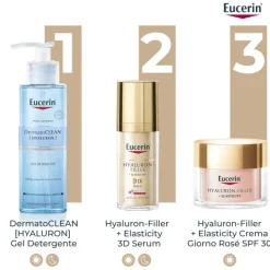 Eucerin Hyaluron-Filler + Elasticity Crema Giorno Rosè SPF30 Ricarica 50ml