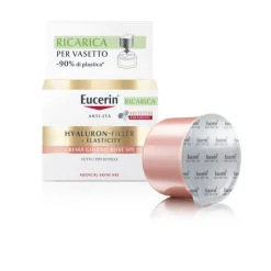 Eucerin Hyaluron-Filler + Elasticity Crema Giorno Rosè SPF30 Ricarica 50ml