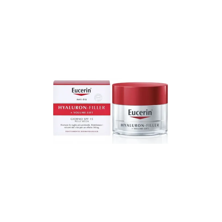 Eucerin Hyaluron Filler Volume Lift Crema Giorno Pelli Secche Sfp15 50ml