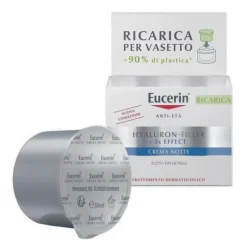 Eucerin Hyaluron Filler 3X Effect Ricarica Crema Notte Antietà SPF15 50ml