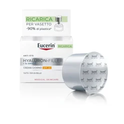 Eucerin Hyaluron Filler + 3x Effect Crema Giorno SPF30 Ricarica 50ml
