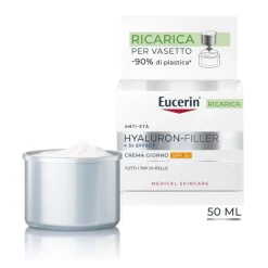 Eucerin Hyaluron Filler + 3x Effect Crema Giorno SPF30 Ricarica 50ml