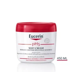 Eucerin pH5 Soft Cream Crema Idratante Pelle Secca e Sensibile Barattolo 450ml