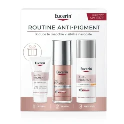 Eucerin Routine Anti-Pigment Kit Gel Detergente + Siero + Crema SPF30