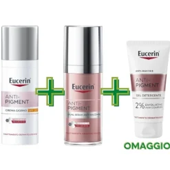 Eucerin Routine Anti-Pigment Kit Gel Detergente + Siero + Crema SPF30