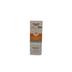 Eucerin Sun Oil Control Crema Solare Riparatrice Colorazione Media Texture Asciutta SPF 50+ 50ml
