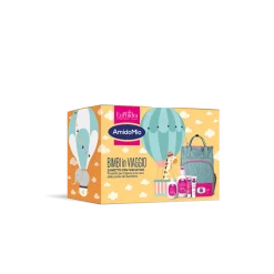 Euphidra Amido Mio Cofanetto Bimbi in Viaggio Igiene e Cura per la Pelle del Bambino 6 Pezzi
