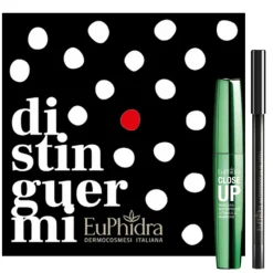 Euphidra Distinguermi Cofanetto Occhi con Mascara Volume 12ml + Matita Occhi Kajal Nera