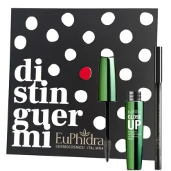 Euphidra Distinguermi Cofanetto Occhi con Mascara Volume 12ml + Matita Occhi Kajal Nera