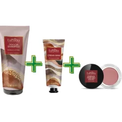 Euphidra Fazzoletto Ricamato Cofanetto Natale 2026 Shampoo 200 ml + Crem Mani 50 ml + Essenza 15 ml