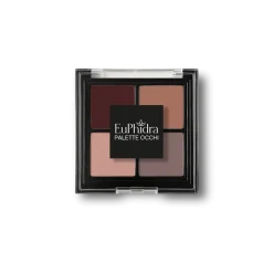 Euphidra Palette Occhi Smoky Total Look Marrone per Trucco Occhi Lunga Tenuta 6 g
