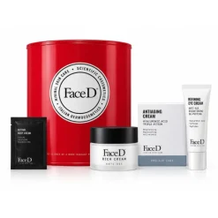 Face D Timeless Kit Xmas Crema Viso Anti Età 50 ml + Contorno Occhi 15 ml + Siero Corpo al Retinolo 6 ml