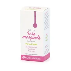 Farmaderbe Olio di Rosa Mosqueta Puro 100% per Pelle Elastica e Rigenerata 15ml