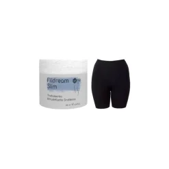 Fildream Slim Trattamento Rimodellante Snellente Kit per Snellire Crema 200ml e Pantaloncino S/M