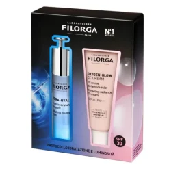 Filorga Coffret Protocollo Idratazione e Luminosità per Pelle Idratata e Luminosa 30+40ml