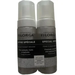 Filorga Duo Foam Cleanser detergente viso idratante e lenitivo 2 flaconi da 150 ml